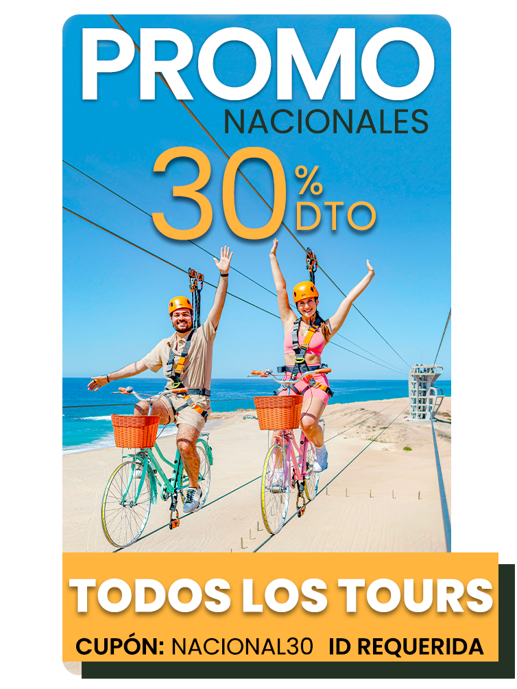 Cabo Tours Promo 30 descuento Nacional